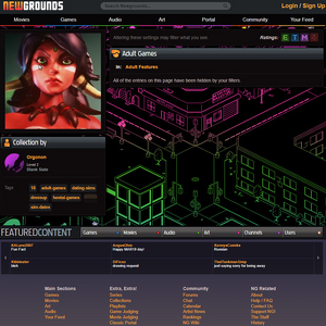 NewGrounds Adult Games, Giochi Porno Gratis